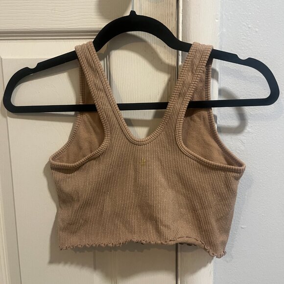 Spiritual Gangster Amor Crop Tank Gold - Picture 2 of 4